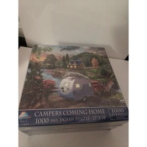 SunsOut Campers Coming Home 1000 Oversized Piece Jigsaw Puzzle Factory Sealed